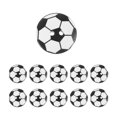 thumbnail image 1 of 50Pcs Wooden Buttons Vintage Wood Buttons DIY Clothing Buttons Football Shape Wood Buttons Decors, 1 of 3