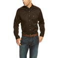 thumbnail image 1 of Camisa ARIAT Big and Tall de sarga lisa negra para hombre, talla LG, 1 of 2