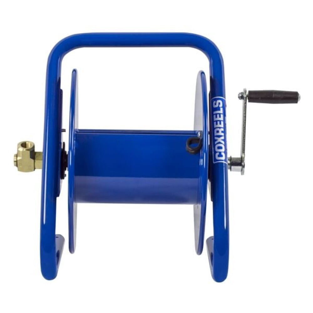 Coxreels Hand Crank Hose Reel,100 ft,3/8" ID,Blue 112-3-100-CM