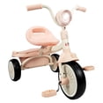 thumbnail image 1 of Triciclo para Niños THE BABY SHOP Plegable Con Luz y Sonido Rosa 2 a 4 años, 1 of 11