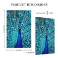 thumbnail image 3 of Disketp Beautiful Blue Peacock Decorative Light Switch or Outlet Wall Plate with Safety Cover-Style V, 3 of 6