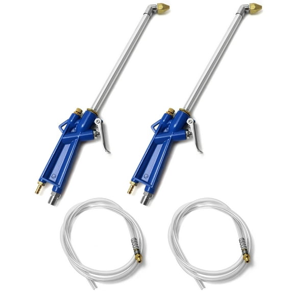 Pistola de aire comprimido QWORK de 2 piezas para limpieza de motores con manguera de 1,2 m, herramienta de pulverización desengrasante y de limpieza