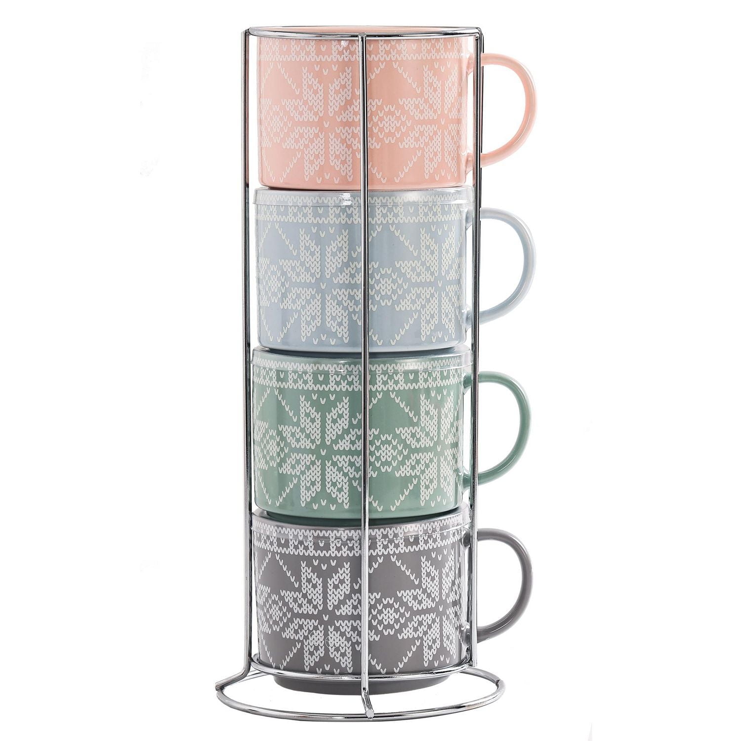 Holiday Time Stacking Mug Set
