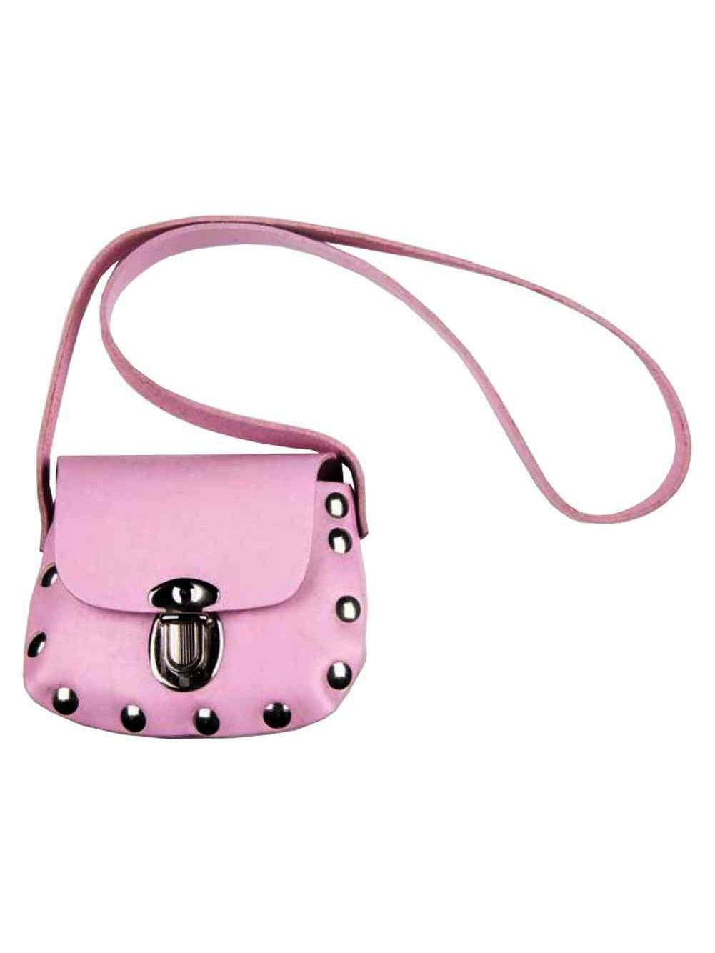 Kids Owl Faux Leather Shoulder Bag for Little Girls Toddlers Crossbody Handbag Purses Pink 