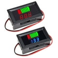 thumbnail image 2 of HLONK Battery Capacity Meter - 12V-60V LED Digital Display - Low Power Warning - 8-Stage Power Resolution - Battery Capacity Indicator - Household Accessory, 2 of 8