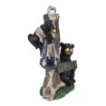 thumbnail image 4 of Ebros Forest Black Bear Mama & Cub W/Raccoon Welcome Sign Solar LED Light Statue, 4 of 8