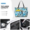 thumbnail image 4 of Rocae Animal Pirate for Large Women's Waterproof Beach Bag Tote with 7 Pockets Pool Bag for Travel Gym Vacation, 4 of 6