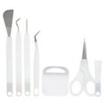 thumbnail image 2 of 5PCS/6PCS Basic Tool Set Craft Vinyl Weeding Tools Cardstock Crafting Tools Kit for Silhouette DIY Craft, 2 of 8