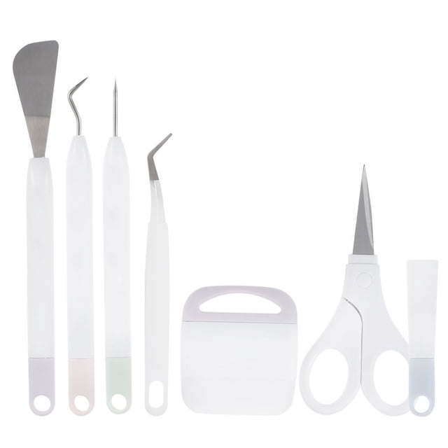 MesaSe 5Pcs/6Pcs Basic Tool Set Craft Vinyl Weeding Tools Cardstock Crafting Tools Kit for Silhouette DIY Craft