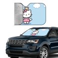 thumbnail image 4 of Windshield Sun Shade Foldable Car Front Window Sunshade For Car Suv Trucks Vans - Best Heat Shield Blocker Visor Cover Blocks Uv Rays And Keeps Your Vehicle Cool-Medium, 4 of 5