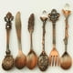 thumbnail image 4 of Toystoory De vajilla Retro, tenedor, cuchara de aleación, cuchara de cocina, cucharón de cocina, cucharilla de doméstico, cubiertos Mostrada cobre rojo Toystoory JJ10945-03, 4 of 6