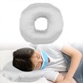 thumbnail image 1 of Dioche Almohada Para Dormir De Lado, Almohada De Satén Sedoso Para Dormir De Lado, Almohada Para Dormir De Lado Con Tapón Para Los Oídos Y Auriculares, 1 of 7