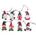 thumbnail image 1 of Muñecas de Gnomo de Navidad, 8 Uds., colgante, figura de elfo en miniatura, oficina escolar, 1 of 5