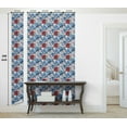 thumbnail image 5 of Ambesonne Flower Print Peel & Stick Wallpaper for Home, Bicolour Meadow Floral, 13"x100", Scarlet Azure Blue, 5 of 5