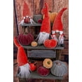 thumbnail image 4 of Boston International Decorative Tabletop Velvet Pumpkin, 3 x 3-Inches, Burgundy, 4 of 4