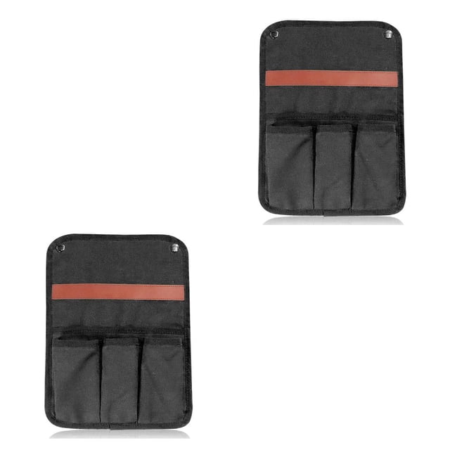 fastboy Camping Chair Bag Rocker Replacement Storage Pouch Lounger Attachment Cup Holder Organizer Patios Outdoor Accessories Black 2Set