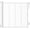 White, variant on Reinforced Retractable Baby Gate or Mesh Dog Gate,Easy to Use for Stairs, Doorways, Hallways, Indoor, Outdoor, Wide Pet Gate 33.5" Tall, Extends to 55" Wide, Cream