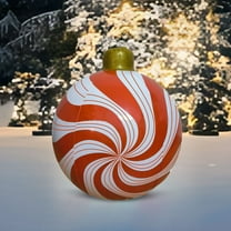Large Inflatable Christmas Candy Decoration, Outdoor PVC Balloon for Yard Garden Porch Decor, Holiday Party Festive Inflatable(D)