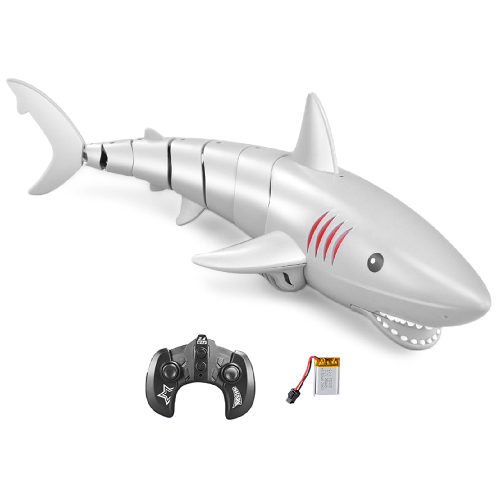 2.4G Remote Control Mini Shark Electric RC Boat Swinging Pool Bathroom Kids Toys 