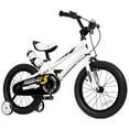 thumbnail image 1 of RoyalBaby Vélo Freestyle pour Enfants avec Roues Stabilisatrices, 14 Pouces, Blanc, 1 of 8