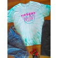 thumbnail image 3 of Happy Inside Spray Drip Ink Tie Dye Cyclone Women -Image by Shutterstock, Female Small, 3 of 4