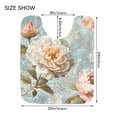 thumbnail image 5 of Yayeee Bath Rug for Bathroom Floor Non Slip Rectangle Fluffy Soft Absorbent Mat, 16"x24", Whimsical Rose, 5 of 7