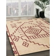 thumbnail image 3 of Ahgly Company Machine Washable Indoor Rectangle Abstract Pastel Orange Area Rugs, 5' x 7', 3 of 7
