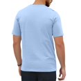 thumbnail image 4 of Yifymode Men’s Henley Shirt Casual Short Sleeve T-Shirt for Summer Beach Vacation,Sky Blue 2XL, 4 of 4