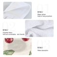 thumbnail image 2 of Yayeee Kitchen Hanging Hand Towels Set of 2 with Loop Bathroom Absorbent Tie Towel, Beige Cherry, 2 of 7