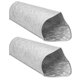 thumbnail image 4 of Macetero de pared Jadeshay 2 piezas arte del hierro colgante Plata, 4 of 8