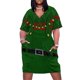 thumbnail image 1 of Disfraz de elfo navideño para mujer, vestido largo con bolsillo, vestido de fiesta elegante y lujoso, vestido de noche., 1 of 6