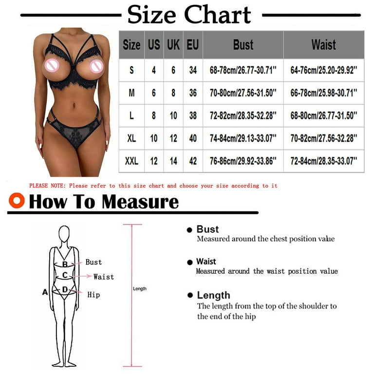 YDKZYMD Women'S Sexy Lingerie Bra And Panty Set 3 Pieces Lace Teddy Chemise  With Garter Belt Bodysuit Sheer Underwear Babydoll Sets