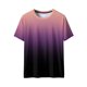 thumbnail image 5 of Tops para hombre, blusas y camisas de cuello redondo y manga corta para hombre, blusas y camisas casuales deportivas con estampado degradado divertido para hombre y mujer, blusas vintage de manga cort, 5 of 8