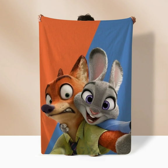 Zootopia Blanket, Weighted Blanket, Zootopia Throw Blanket, Christmas Gifts, Couch Blanket, Flannel Blanket, Soft And Warm Blanket, Home Decoration, 27.6in * 39.4in