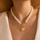 thumbnail image 1 of Collar con Colgante de Corazón onlyliua Promoción de Temporada, 1 of 5