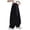 Black, variant on Girls Parachute Pants Kids Wide Leg Cargo Pants Y2K Drawstring Elastic Waist Streetwear Trousers with Pockets 5-15 Years