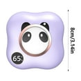 thumbnail image 3 of Hand Warmers Rechargeable, Cute Panda Hand Warmers, Compact and Portable Design, Rapid Heating, USB Charging Support, One-touch Operation for Simplicity and Safety with Automatic Overheat Protection, 3 of 5