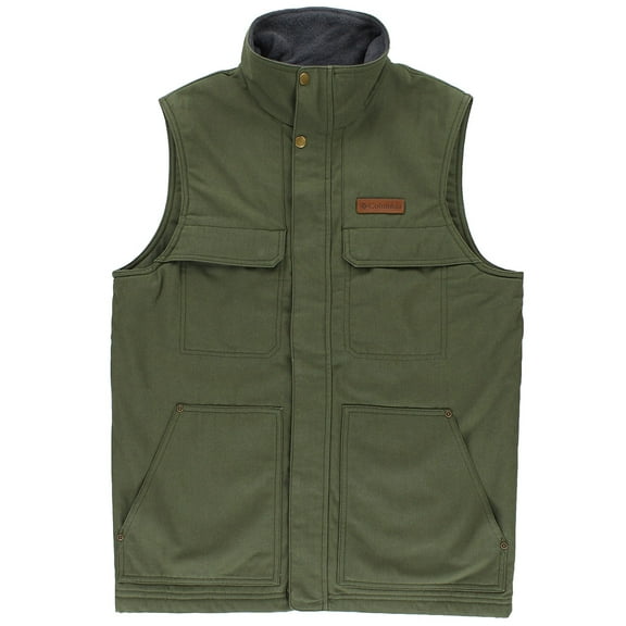 Columbia Larix Park Vest Mens Jackets Size S, Color: Green