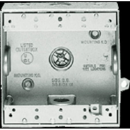 

RAB Lighting WEATHERPROOF DOUBLE OUTLET 3 HOLE BOX 1/2in