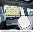 thumbnail image 4 of Yuyamidu Ladybug Car Shade for Side Windows Flower Car Window Shade Sun Glare UV Protection 2 Pack Green Rear Window Sunshade for Car Travel Accessories, 4 of 7