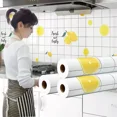 thumbnail image 1 of Kitchen Stove Oil-proof Sticker Waterproof High Temperature Resistant Wallpapers Kitchen Decoration Self Adhesive Contact Paper, 1 of 5