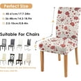 thumbnail image 4 of Dining Room Chair Covers Set of 4, Stretch Spandex Removable Washable Chair Slipcovers，Parsons Chair Slipcover for Dining Room, Restaurant, Kicthen, Hotel, 4 of 6