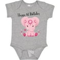 thumbnail image 3 of Inktastic Aditi 1st Birthday Elephant Pink Cute Boys or Girls Baby Bodysuit, 3 of 5