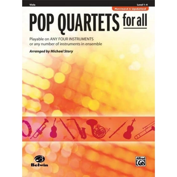 Pre-Owned Pop Quartets for All: Viola (Paperback 9780739054598) by Michael Story