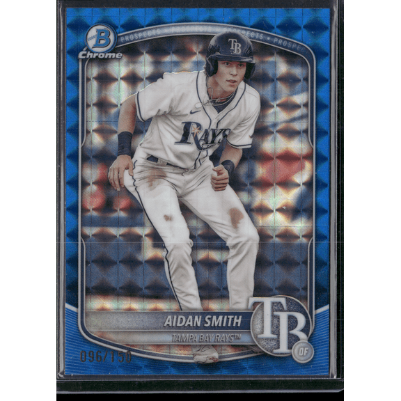 2025 Bowman AIDAN SMITH #BCP-91 Blue Xfractor 096/150