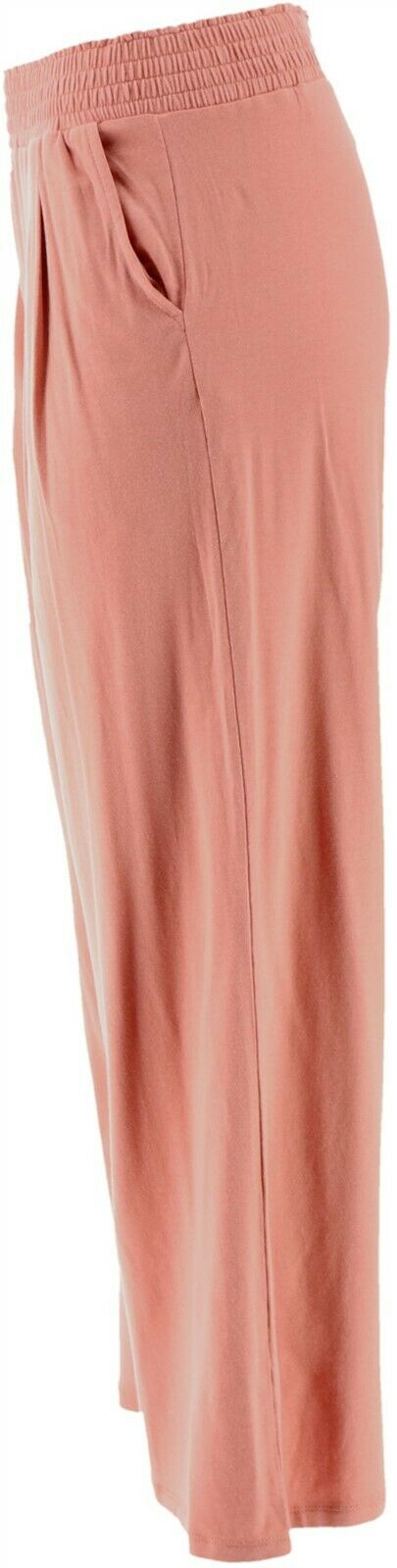 AnyBody Womens Petite Lounge Pants XLP Cozy Knit Brown A347173
