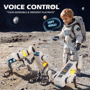 Zacro Robot Dog Toy for Kids, Interactive Remote Control Smart Robotic Pet for Boys & Girls Ages 6-12