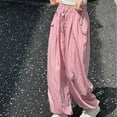 thumbnail image 7 of yillto Girls Pant Summer Causal Straight Leg Loose Lightweight Elastic Waist Lounge Pants with Pockets, 7 of 7