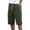 Army Green, variant on HOWPAY Cargo Shorts Men Solid Color Elastic Waist Cargo Pants with Multi Pockets Casual Relaxed Fit Running Athletic Work Shorts Army Green L