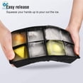 thumbnail image 6 of Deago Ice Cube Trays Silicone Large Square Ice Cube Molds for Whiskey and Cocktails, Keep Drinks Chilled, Reusable and BPA Free, 6 of 11